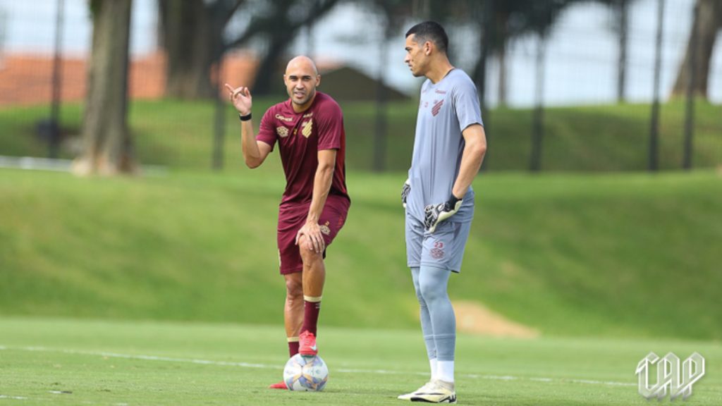 Dudu ficou afastado do Athletico. Foto: José Tramontin/athletico.com.br