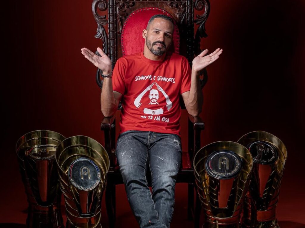 Anselmo Ramon é ídolo do CRB. Foto: Francisco Cedrim/CRB