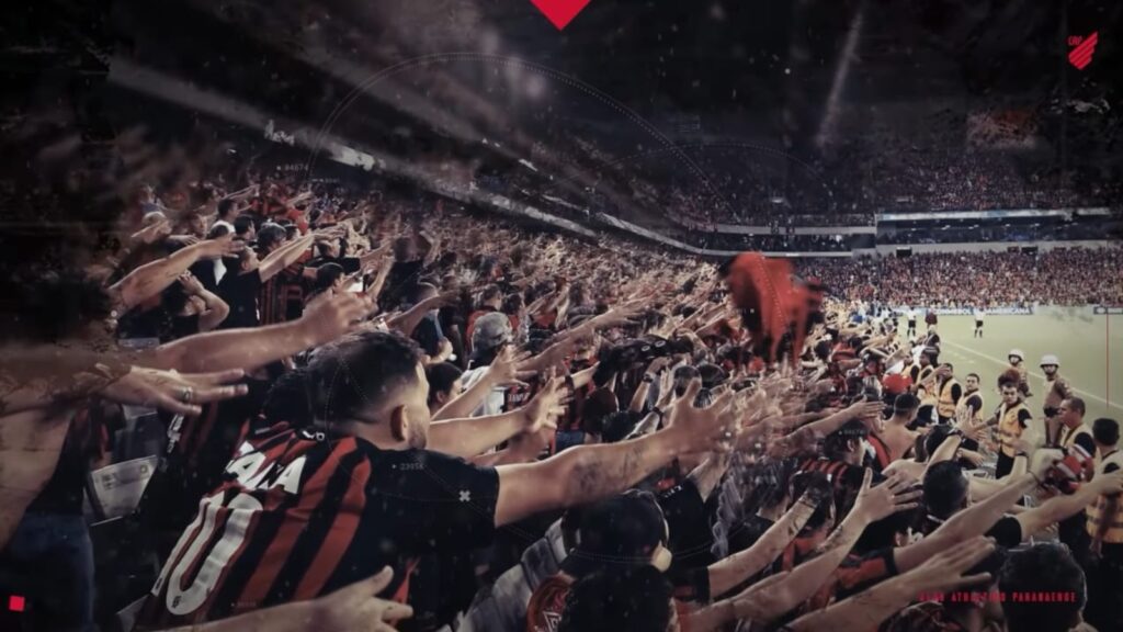 Torcida do Athletico-PR acreditou na vitória (Foto: Divulgação/Athletico-PR)