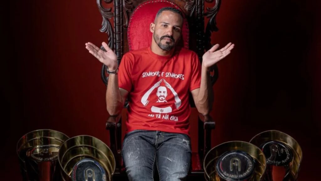 Anselmo Ramon é ídolo do CRB. Foto: Francisco Cedrim/CRB