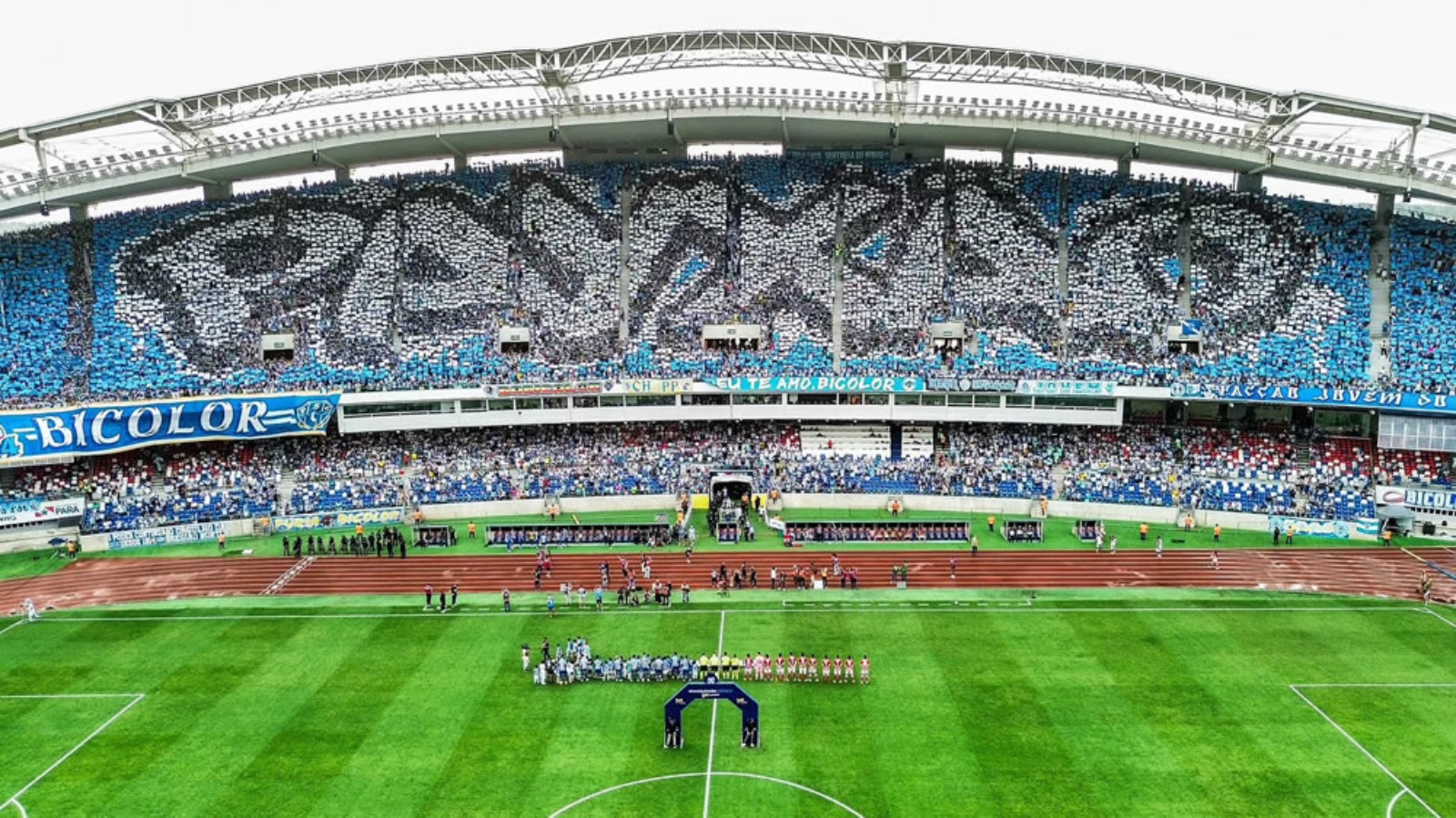 Paysandu x Athletico-PR na estreia da Série B (Foto: Divulgação/Paysandu)