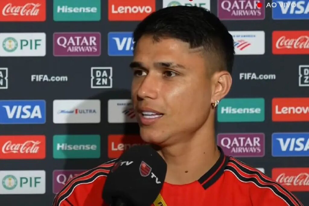 Luiz Araujo, craque do Flamengo. Foto: FLA TV